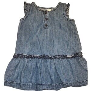 Hanna Andersson Blue Denim Kids Casual Dress